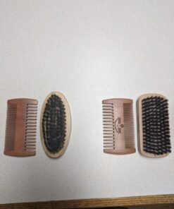 Beard Brush for Men & Beard Comb Set w/Mustache Scissors Grooming Kit, Natural Boar Bristle Brush, Dual Action Wood Comb, and Travel Bag Great for Christmas Gift (Bamboo) Bamboo 38 71lAHwJwvlL 1