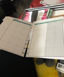 me & my BIG ideas 4 Month Fitness Extension - The Happy Planner Scrapbooking Supplies - Pre-Punched Pages - Food & Exercise Logs - Inspirational Dividers & Stickers To Stay on Track - Classic Size 42 71lAU5eeUcL