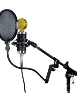 Nady MPF-6 6-Inch Clamp On Microphone Pop Filter with Flexible Gooseneck and Metal Stabilizing Arm Pop Filter with Stablizing Arm 24 71lAhBAJSwL