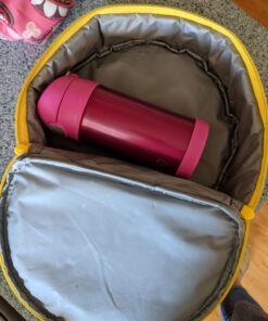 THERMOS FUNTAINER 12 Ounce Stainless Steel Vacuum Insulated Kids Straw Bottle, Pink Solid Color 19 71lBaIAsuEL