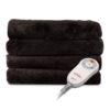 Sunbeam Microplush Heated Throw, Mocha, TSM8US-R788-32A00 50 x 60 19 71lBnx8rEUL