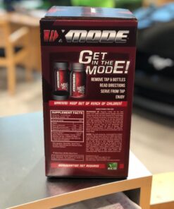 XMODE Energy Shots on Tap with Dispenser & 2 Bottles, 100 Servings - Cherry Bomb Flavor Energy Caffeine Shots - Quick Energy Boost Shots with Vitamins B6 & B12, Caffeine - Great Taste, Zero Calories 36 71lBuriGL