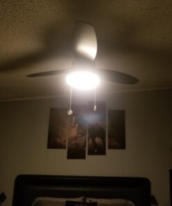 Westinghouse Lighting 7876400 Alloy 42-Inch Gun Metal Indoor Ceiling Fan, Light Kit with Opal Frosted Glass 40 71lC4rUSSpL