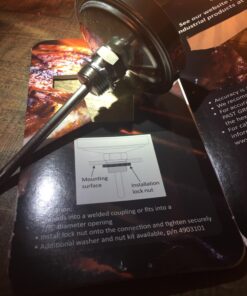 Tel-Tru BQ300 Barbecue Thermometer, 3 inch Black dial with Zones, 4 inch stem, 100/500 Degrees F 72 71lDEJr8dL