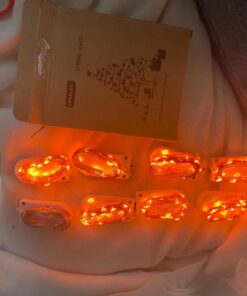 GDEALER 8 Pack 7.2 Feet 20 Led Fairy Lights Battery Operated Mini Silver Copper Wire Firefly String Lights for Christmas Bedroom Indoor Outdoor Wedding Mason Jar Dorm Decor DIY Costume Multi Color 8 Colors Mix 40 71lFXj5dqkL