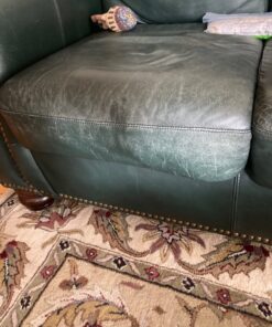 The Original Leather Recoloring Balm by Furniture Clinic - 16 Color Options - Leather Repair Kit for Furniture - Restore Couches, Car Seats, Clothing - Non-Toxic Leather Repair Cream (Pine Green) Pine Green 59 71lG95BIF0L