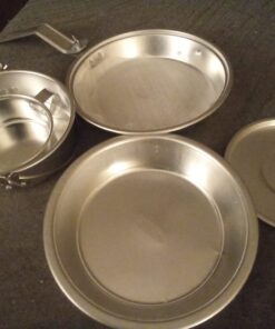 Coleman Camping Cookware | 5-Piece Aluminum Nesting Mess Kit 18 71lGyFTzQCL