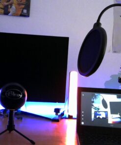 Logitech for Creators Blue Snowball iCE USB Microphone for Gaming, Streaming, Podcasting, Twitch, YouTube, Discord, Recording for PC and Mac, Plug & Play - White Black 53 71lGz180DIL 2