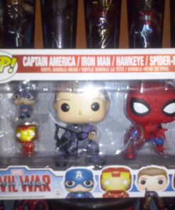 Funko POP Marvel: Civil War Hawkeye Spiderman, Iron Man & Captain America Keychain 43 71lH1XHRzeL