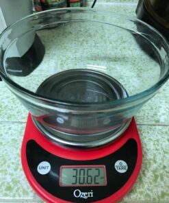 Ozeri Pronto Digital Multifunction Kitchen and Food Scale, Black on Red 33 71lHb 0VFfL