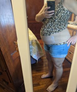Jill & Joey Maternity Belt - Belly/Back Support Band Brace - Pregnancy Must Haves (Beige, Medium) Beige 51 71lI0klnOL