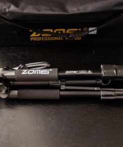 ZOMEI 65” Camera Tripod Compact Light Weight Travel Aluminum Camera/Phone Tripod for Canon Nikon with 2PC Quick Plates and Universal Phone Mount 11 lbs Load (Black) 59 71lIIfvM8iL