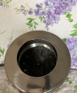 Utopia Kitchen Compost Bin for Kitchen Countertop - 1.3 Gallon Compost Bucket for Kitchen with Lid - Includes 1 Spare Charcoal Filter (Silver) Silver 35 71lIb3cJZKL