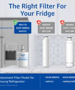 Alternative view of Waterspecialist DA29-00003G Refrigerator Water Filter, Replacement for DA29-00003G, DA29-00003B, Aqua-Pure Plus, RSG257AARS, RFG237AARS, HAFCU1, RS22HDHPNSR, WSS-1 (Pack of 2)
