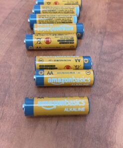 Amazon Basics 8-Pack AA Alkaline High-Performance Batteries, 1.5 Volt, 10-Year Shelf Life 8 Count (Pack of 1) 30 71lIpbOnyTL