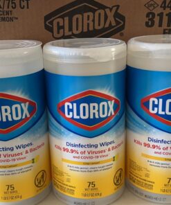 Clorox Disinfecting Wipes Value Pack, Cleaning Wipes, 75 Count Each, Pack of 3 (Package May Vary) 75 Count (Pack of 3) 58 71lJaHB9H2L