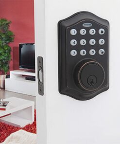 Honeywell Safes & Door Locks - 8712409 Electronic Entry Deadbolt with Keypad, Oil Rubbed Bronze, 2.9 x 2 x 6.2 inches 22 71lL2dxRQnL 1