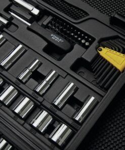 STANLEY Drive Socket Set, 123-Piece, Black (STMT71652) One Size 11 71lL9lZ9EoL