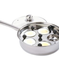 Norpro Stainless Steel Egg Poacher/Skillet Set, 10", Silver 12 71lLtzCH91L