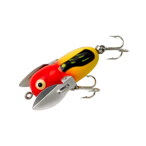 Heddon Crazy Crawler Wild-Action Topwater Fishing Lure 1 3/4-Inch Yellow Hornet