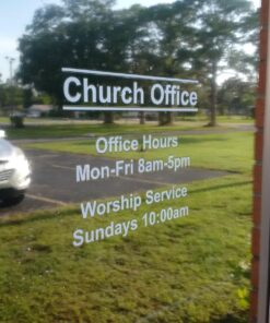 Custom Business Hours Window Decal - 10.5"x13.5" - Vinyl Custom Lettering, Glass Door Sign - Free Squeegee - Easy Install Manual 31 71lMM38oyML