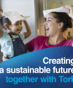 Tork Handi-Size Perforated Roll Towel White, Certified Compostable, 30 x 120 Towels, HB9201 Small Paper Towel 13 71lMNWz6OiL