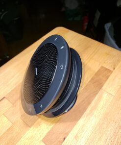 Jabra Speak 510 UC Wireless Bluetooth Speakerphone – Outstanding Sound Quality, Portable Conference Speaker for Holding Meetings Anywhere - Certified for Zoom & Google Meet UC Optimized (Standard) 30 71lMTVJDI2L