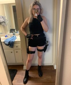 Vivoi 3 pc Drop Leg Gun Holster W/ 3 Magazine Pouches Pistol Pouch Tactical/Airsoft 24 71lN0myOx4L