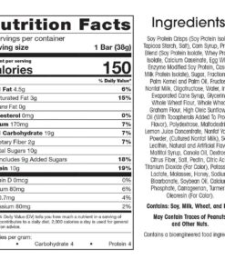 WonderSlim Gourmet Protein Snack Bar, Lemon Meringue, 150 Calories,10g Protein, 0g Trans Fat (7ct) 7 Count (Pack of 1) 14 71lOxStW4RS