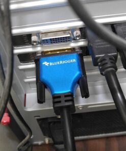 BlueRigger HDMI to DVI Cable (6FT, High-Speed, Bi-Directional Adapter Male to Male, DVI-D 24+1, 1080p, Aluminum Shell) - Compatible with Raspberry Pi, Roku, Xbox One, PS5/PS4/PS3, Graphics Card 6FT 43 71lPARgBykL