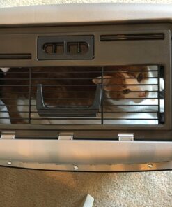 Petmate Two-Door Small Dog Kennel & Cat Kennel (Top Loading or Front Loading Pet Carrier, Made with Recycled Materials, 24 inches in Length) For Pets up to 15 Pounds, Made in USA 24.0"L x 14.5"W x 17.0"H TAN 57 71lQZP1aWUL 1