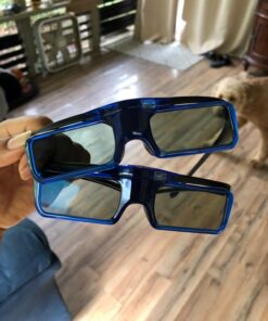 RetroDepth LT Lightweight Rechargeable DLP Link 3D Glasses for all DLP 3D Projectors (Benq, Optoma, Acer, Vivitek, Dell Etc) by Evolv3Dimensions (2 Pack) 19 71lQaZ8VV9L