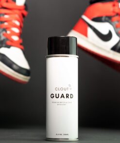 CLOUT Guard - Premium Water & Stain Repellent - Waterproof and Protect Suede, Leather, Nubuck, Fabric, Nylon, Polyester & More - Sneakerhead Protector for All Sneakers, Shoes, Boots, & Accessories 20 71lRJphptL