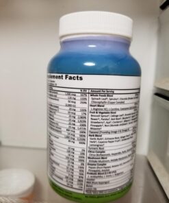 Vegan Whole Food Multivitamin with Iron, Daily Multivitamin for Women and Men, Made with Fruits & Vegetables, B-Complex, Probiotics, Enzymes, CoQ10, Omegas, Turmeric, Non-GMO, 90 Count 90 Count (Pack of 1) 35 71lRctjTowL 1