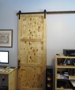 U-MAX 6.6 FT Sliding Barn Wood Door Basic Sliding Track Hardware Kit (Basic "J") 47 71lRffeGpZL