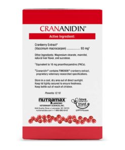 Nutramax Laboratories Crananidin Cranberry Extract Urinary Tract Health Supplement for Dogs, 75 Chewable Tablets 75 Count 20 71lRhvlOJxL