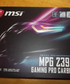 MSI MPG Z390 Gaming PRO Carbon LGA1151 (Intel 8th and 9th Gen) M.2 USB 3.1 Gen 2 DDR4 HDMI DP SLI CFX ATX Z390 Gaming Motherboard 47 71lS ANJ0fL
