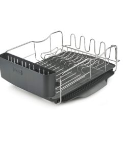 Polder KTH-615 Dish Rack & Tray 4 PC Combo– Advantage System Includes Rack, Drain Tray, Removable Drying Tray & Cutlery Holder – Stainless Steel & Plastic 4-piece 43 71lSW3goFtL