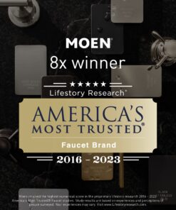 Moen Adler 87233SRS Spot Resist Stainless Zinc Pull Down Kitchen Faucet with Power Clean, Button, and Retractable Wand, ADA Compliant, Classic Style, Fashion-forward, Built to Last Standard 27 71lSccRpPyL