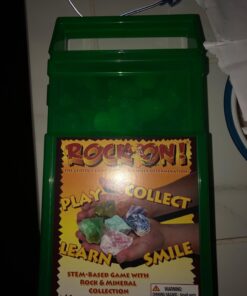 ROCK ON! Geology Game with Rock & Mineral Collection – Collect and Learn with STEM-based Educational Science Kit in Carrying Tote - Amethyst, Rhodonite, Selenite Crystal, Unakite and lots more 39 71lTA0JrmL 2