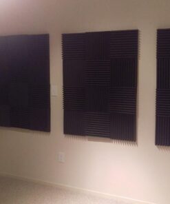 AK TRADING 48 Pack- Acoustic Panels Studio Soundproofing Foam Wedges 2" X 12" X 12" 12 71lTYdqJQ6L