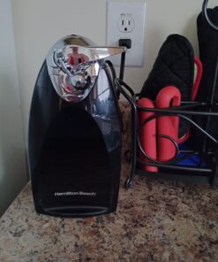 Hamilton Beach Electric Automatic Can Opener with Auto Shutoff, Knife Sharpener, Cord Storage, and SureCut Patented Technology, Extra Tall, Black 29 71lTxLWJKQL