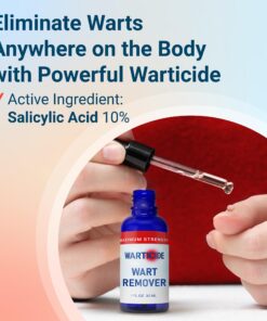 Warticide Fast-Acting Wart Remover - Plantar and Genital Wart Removal, Attacks Warts On Contact, Easy Application (1 Fluid Ounce) 1 Fl Oz (Pack of 1) 23 71lUn9sw 5L