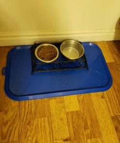 Van Ness Pets Large Waterproof Food And Water Bowl Mat For Dogs, Cats 21 71lV5nLEW7L
