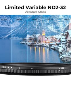 K&F Concept 58mm Variable ND Filter ND2-ND32 Camera Lens Filter (1-5 Stops) No X Cross HD Neutral Density Filter with 28 Multi-Layer Coatings Waterproof (Nano-X Series) 22 71lVCRPCO7L 3