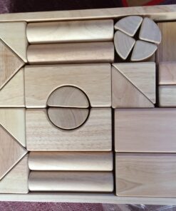 Melissa & Doug Standard Unit Solid-Wood Building Blocks With Wooden Storage Tray (60 pcs) - Classic Blocks For Toddlers Ages 3+ 54 71lVDWUmp4L