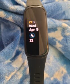 Fitbit Inspire 3 Health &-Fitness-Tracker with Stress Management, Workout Intensity, Sleep Tracking, 24/7 Heart Rate and more, Midnight Zen/Black One Size (S & L Bands Included) Black/Midnight Zen Tracker 33 71lVrc72GgL