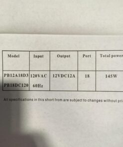 InstallerCCTV 18 Channel 29 Amp 12V DC CCTV Distributed Power Supply Box for Security Camera, DVRs. UL Listed 28 71lWBlywSlL