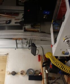 POWERTEC 70143 4" x 20' PVC Dust Collection Hose for Dust Collector for Woodworking and Shop Vacuum, 4 Inch Dust Collector Hose for Dust Collection Fittings, Clear 4" x 20' 30 71lWUDBLIIL