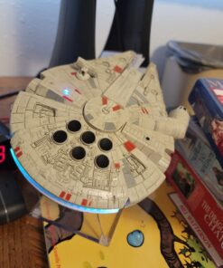 STAR WARS Millenium Falcon Bluetooth Speaker Portable Wireless Crystal Clear for Home, Travel, Outdoor, Rechargeable, Compatible with iPhone Samsung GRAY 38 71lXGFSt3jL